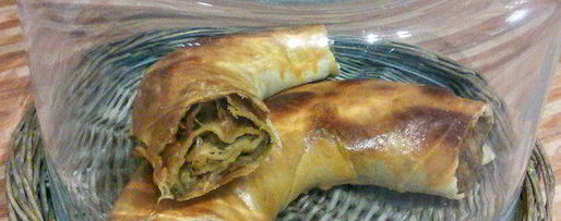 Шаг 9: лукового штруделя на вытяжном тесте