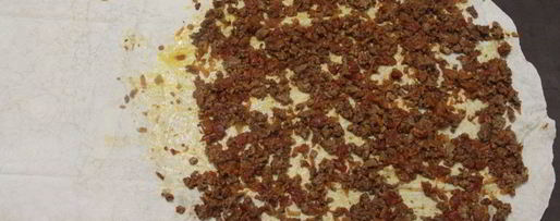 Шаг 4: мясного штруделя под соусом бешамель