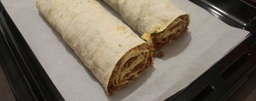 Шаг 6: мясного штруделя под соусом бешамель