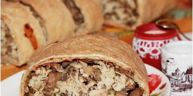 Рецепт несладкого штруделя