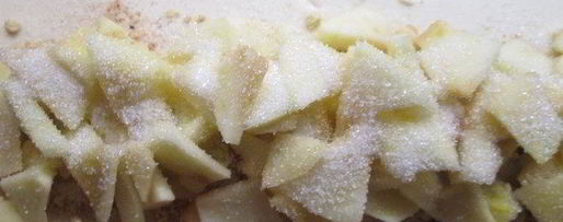 Шаг 4: самого простого яблочного штруделя