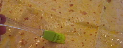 Шаг 7: штруделя из лаваша с яблоками