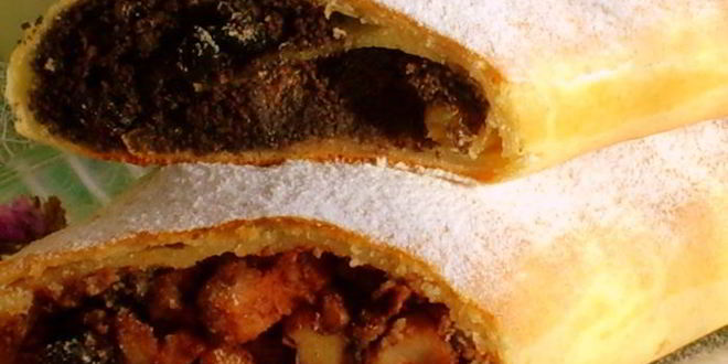 Рецепт штруделя из творожного теста без яиц