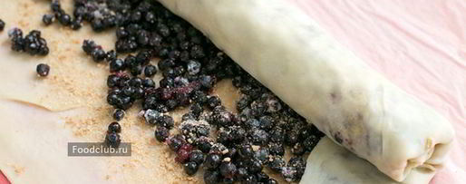 Шаг 7: штруделя с черникой