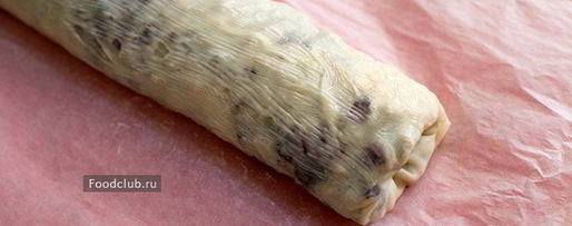 Шаг 8: штруделя с черникой