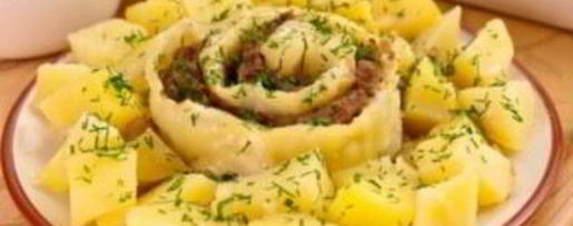 Шаг 7: штруделя с фаршем