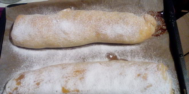 Рецепт штруделя с грушами и грецкими орехами