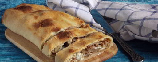 Шаг 10: штруделя с грушей и сыром дор блю