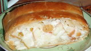 Рецепт Штруделя с творогом