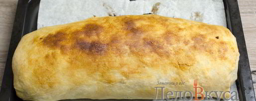 Шаг 28: штруделя с яблоками, изюмом и грецкими орехами