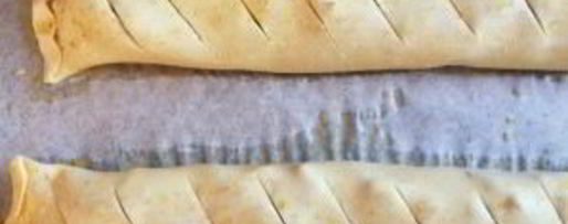 Шаг 6: штруделя яблочного из готового слоеного теста