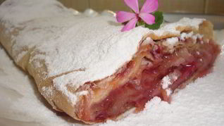 Рецепт Сливового штруделя из лаваша