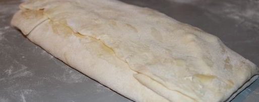 Шаг 7: ванильного штруделя с яблоком, сливами и творогом