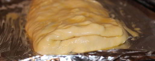 Шаг 8: ванильного штруделя с яблоком, сливами и творогом