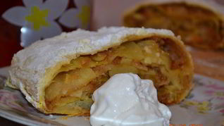 Рецепт Яблочно-миндального штрудель