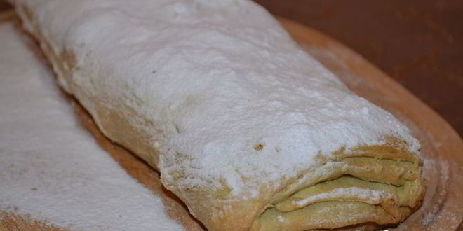 Рецепт яблочно-миндального штрудель