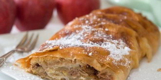 Рецепт яблочно-пивного штрудель