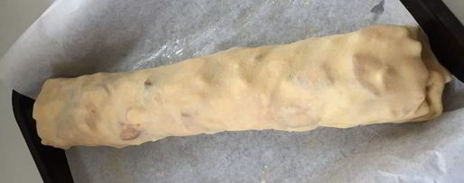 Шаг 7: яблочно-сливового штрудель с ванильным соусом