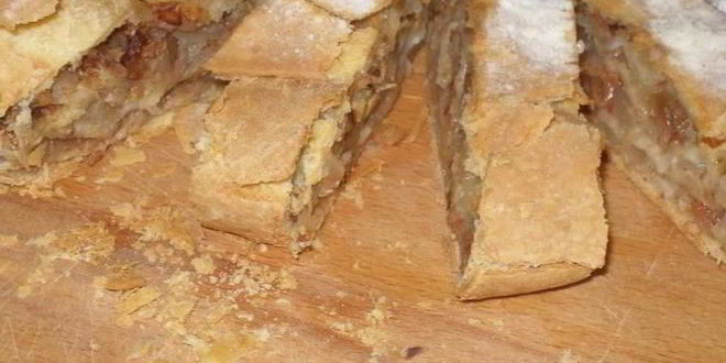 Рецепт яблочного штруделя из вены