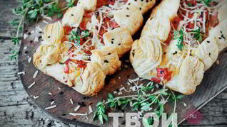 Рецепт Слоеных слоек с ветчиной и сыром