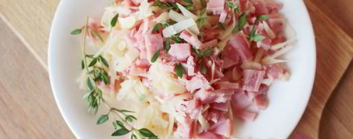 Шаг 2: слоеных слоек с ветчиной и сыром