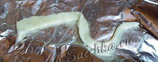 Шаг 3: слоек мышка на сыре