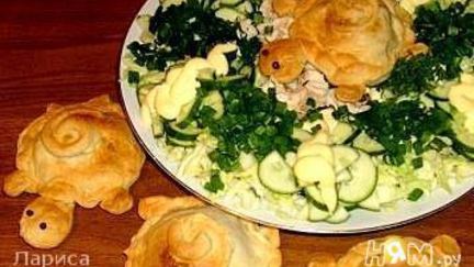 Рецепт Слоек овощных Черепашки