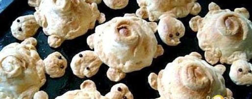 Шаг 2: слоек овощных черепашки