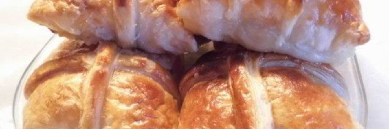 Рецепт Слоек Пакетики с семгой