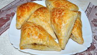 Рецепт Слоек с горбушей и яйцом