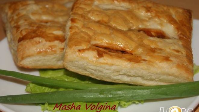 Рецепт Слоек с капустой и яйцом