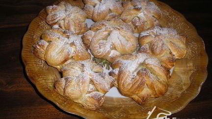 Рецепт Слоек с кремом патисьер