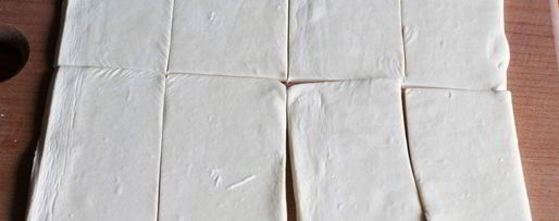 Шаг 1: слоек с малиной