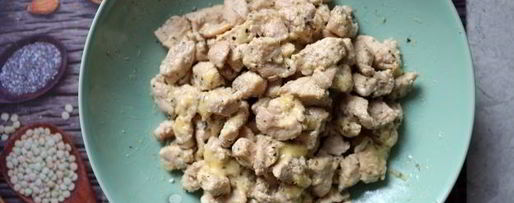 Шаг 17: слоек с мясом dog bowl