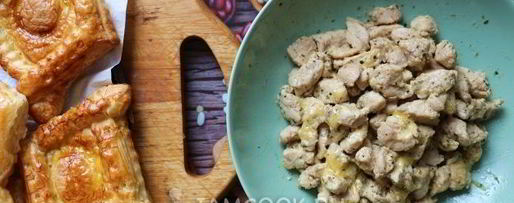 Шаг 20: слоек с мясом dog bowl