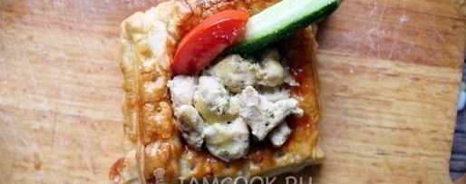 Шаг 23: слоек с мясом dog bowl