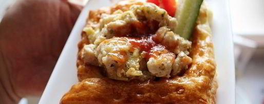 Шаг 24: слоек с мясом dog bowl