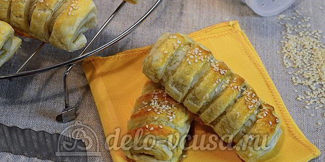 Рецепт слоек с мясом