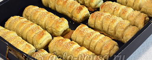 Шаг 13: слоек с мясом