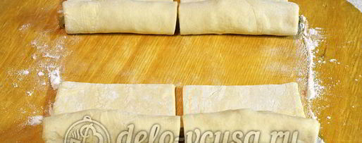 Шаг 6: слоек с мясом