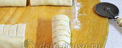 Шаг 9: слоек с мясом