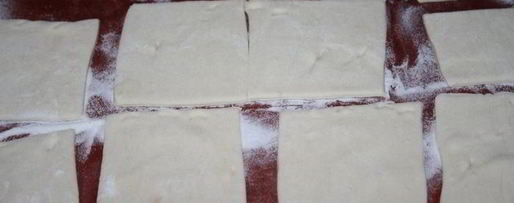 Шаг 2: слоек с рубленой начинкой