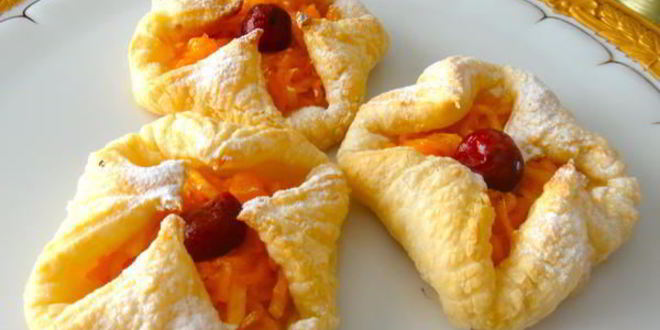 Рецепт слоек с тыквой