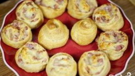 Рецепт Слоек с ветчиной