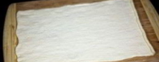 Шаг 1: слоек с ветчиной