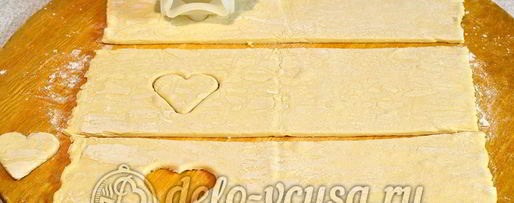 Шаг 3: слоек с яблочным пюре