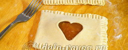 Шаг 6: слоек с яблочным пюре