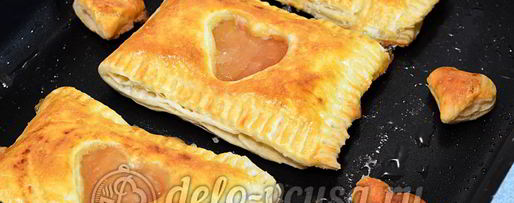 Шаг 8: слоек с яблочным пюре