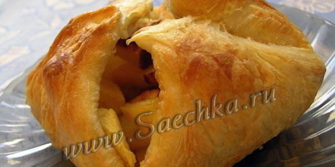 Рецепт слоек с яблоками