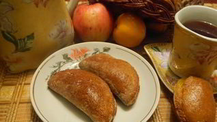 Рецепт Диетических сочней с фруктовой начинкой